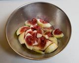 いちじくと生ハムのパスタ。作り方2写真