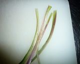 ルッコラ、ひの菜のサラダ 京都カフェ作り方8写真