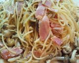 しめじとベーコンの和風？パスタ作り方6写真