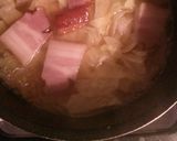 簡単！キャベツ生姜スープパスタ作り方5写真