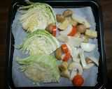 オーブンで手羽先と野菜をいっぺんに作り方4写真