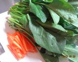 ほうれん草の海苔酢和え♪作り方1写真