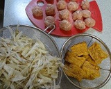 ごぼうと肉団子と厚揚げ鍋作り方2写真