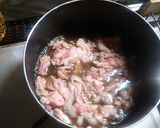 簡単♪水菜とお肉の炊いたん作り方3写真