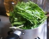 簡単♪水菜とお肉の炊いたん作り方6写真