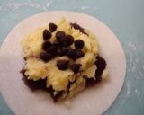 さつまいも＆胡桃＆あんこ＆チョコパイ作り方7写真