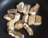 鮭と豆腐とネギの味噌バター炒め作り方2写真