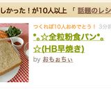 *。☆全粒粉食パン(HB早焼き)*。☆作り方2写真