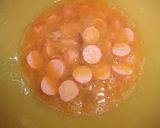 朝食・簡単・ウィンナーエッグ作り方3写真