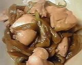 蓮芋（りゅうきゅう/ズイキ）と鶏肉炒め煮作り方4写真