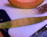Costcoのカンタロープでカットメロン作り方7写真