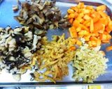 乾物と甘栗の味噌炊きおこわ作り方2写真