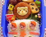 イカリングでライオン　キャラ弁おかず作り方7写真