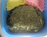 ハロウィン黒猫弁当（キャラ弁）作り方1写真