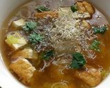 厚揚げとちりめんじゃこのあんかけうどん作り方6写真
