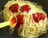 ♥昔懐かしの給食のナポリタン♥休日ランチ作り方9写真