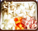 ❀かぶとお豆の味噌ミルクスープ❀作り方1写真