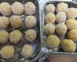 チーズ入りチキンボール作り方1写真