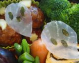 ハロウィンキャラ弁(ご飯系)覚え書き作り方2写真