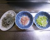 胡麻油香るちりめん生姜のおむすび。作り方2写真