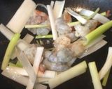 白菜とエビの中華クリーム煮作り方6写真