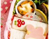 ＊キャラ弁＊キティちゃんサンドイッチ♡作り方7写真