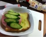 乙女座が作るハムサンド作り方3写真