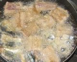 揚げ秋刀魚のキノコたっぷり甘酢がけ作り方3写真