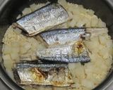 秋刀魚の炊き込みご飯作り方4写真