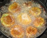 ゴーヤの肉詰め揚げ作り方4写真