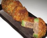 ゴーヤの肉詰め揚げ作り方5写真