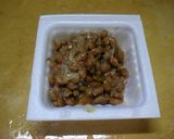 1人分　納豆と大根おろしのスパゲティ作り方2写真