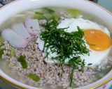 ねぎ油と鶏ひき肉のうどん作り方4写真