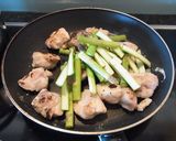 即席☆鶏肉とアスパラの照り焼き☆作り方4写真