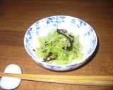 味付け不要☆蒸しキャベツの塩こんぶ和え作り方5写真