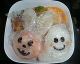 ハロウィンのミニーキャラ弁作り方4写真