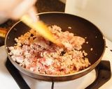 焼き茄子と豚挽肉の炒めもの@カンボジア作り方5写真
