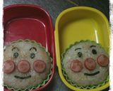 キャラ弁　アンパンマン　簡単作り方4写真