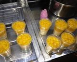 初めての絶品柿ムースオレンジゼリー重ね作り方15写真