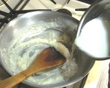 スモークチキンときのこのクリームパスタ♪作り方4写真