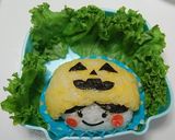 ハロウィン(カボチャな女の子)のお弁当作り方4写真