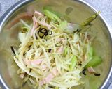 もやしとセロリの塩昆布胡麻酢和え作り方5写真
