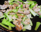 ＊青梗菜と豚ときのこの卵炒め＊作り方6写真