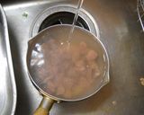 鶏レバーと牛蒡と蒟蒻の煮物・山椒風味作り方3写真