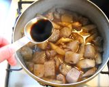 鶏レバーと牛蒡と蒟蒻の煮物・山椒風味作り方10写真