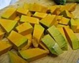 かぼちゃとクリームチーズのパスタサラダ作り方1写真