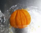 ハロウィン☆キャラ弁かぼちゃ煮でランタン作り方1写真