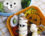 ハロウィン☆キャラ弁ミイラウィンナー作り方6写真