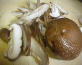 ガラスープ(挽肉と椎茸の卵スープ)作り方1写真