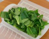 ルクエde小松菜の茹で方☆省スペース対応作り方5写真